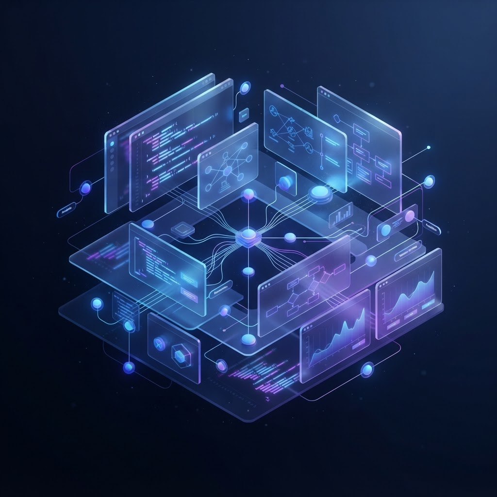 Visualización de una plataforma de software desarrollada por LuMura
